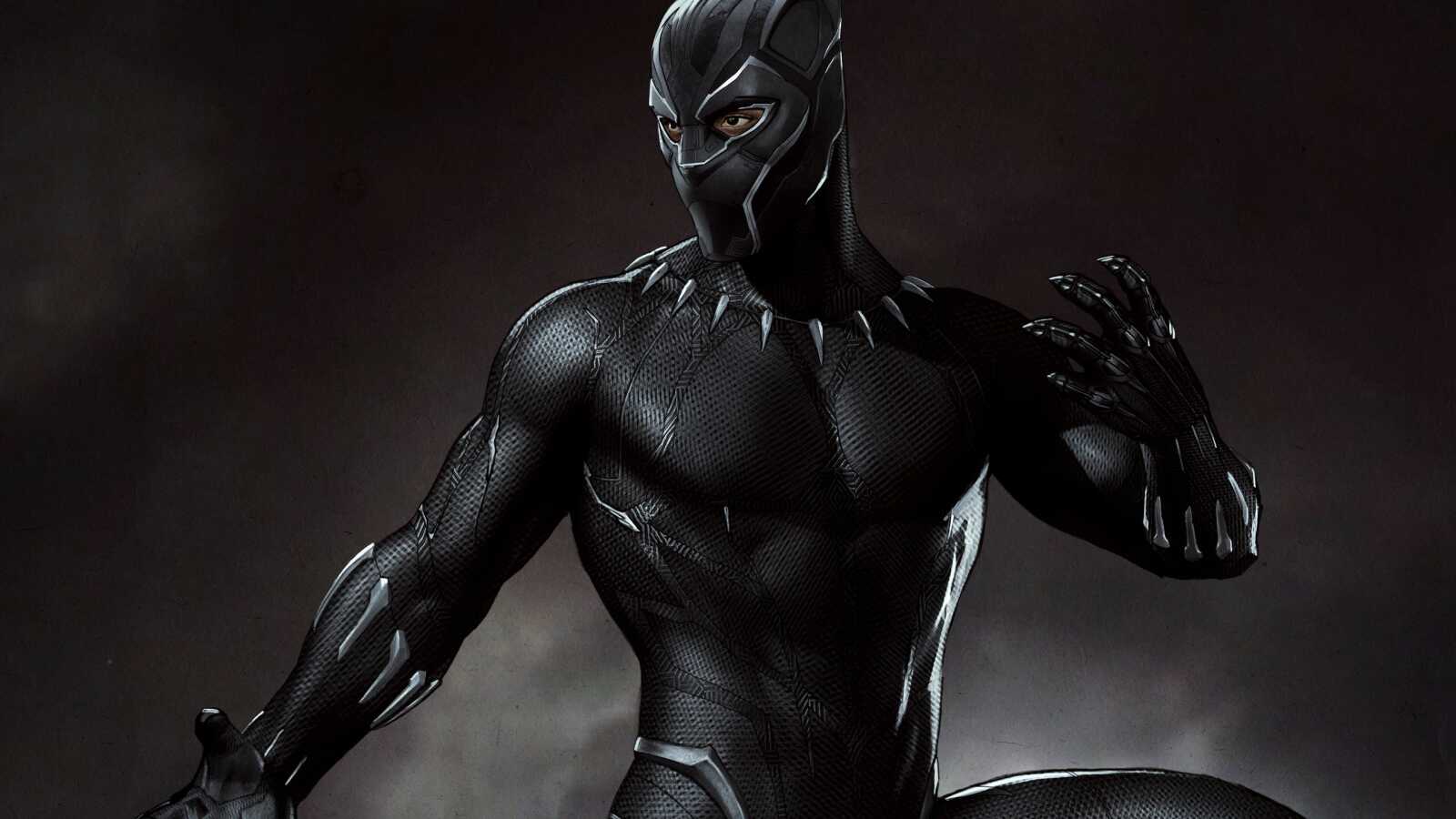 Desktop 4K Black Panther Wakanda Forever -...
