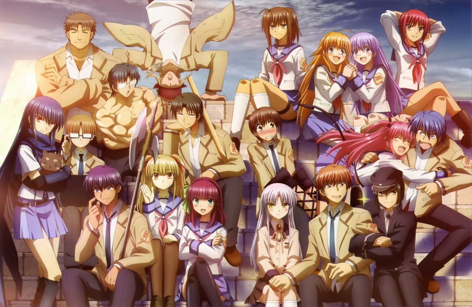 Desktop Hd Angel Beats Anime - Angel Beats! on MacBook Pro 16"