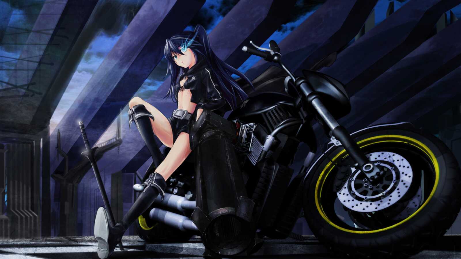Desktop 4K Black Rock Shooter - Black Rock Shooter