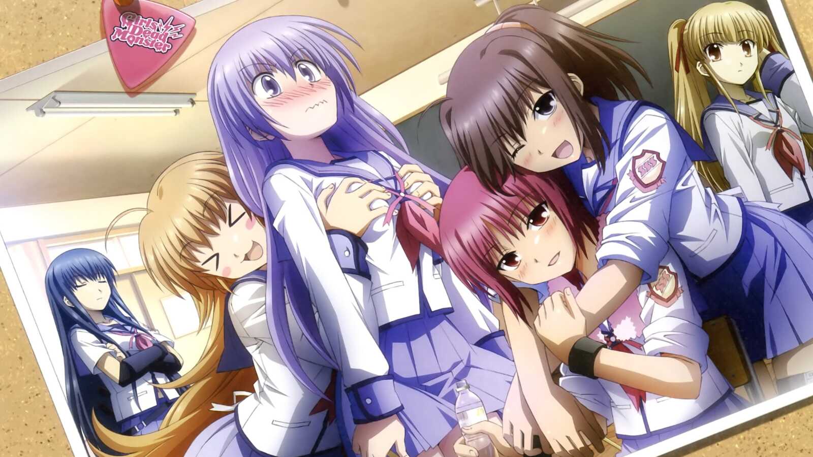 Desktop 4K Angel Beats Anime - Angel Beats! on MacBook Pro 16"