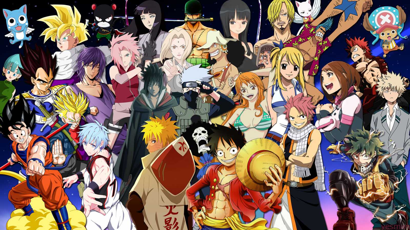 Desktop 1080P Goku And Naruto - Goku and Naruto