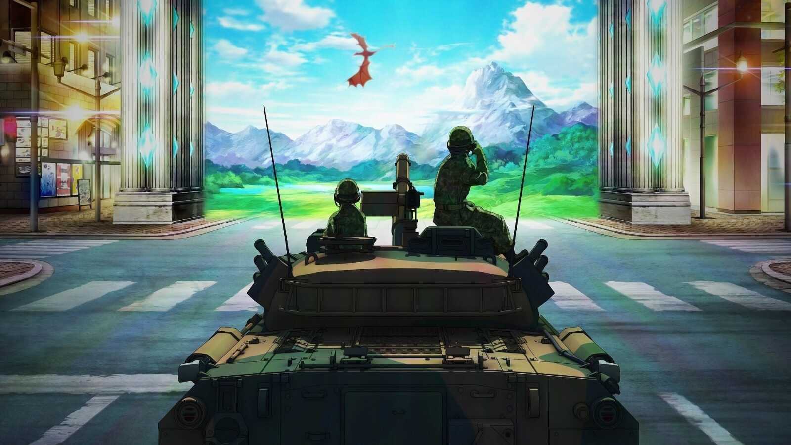 Desktop Full Hd Gate Anime - Gate