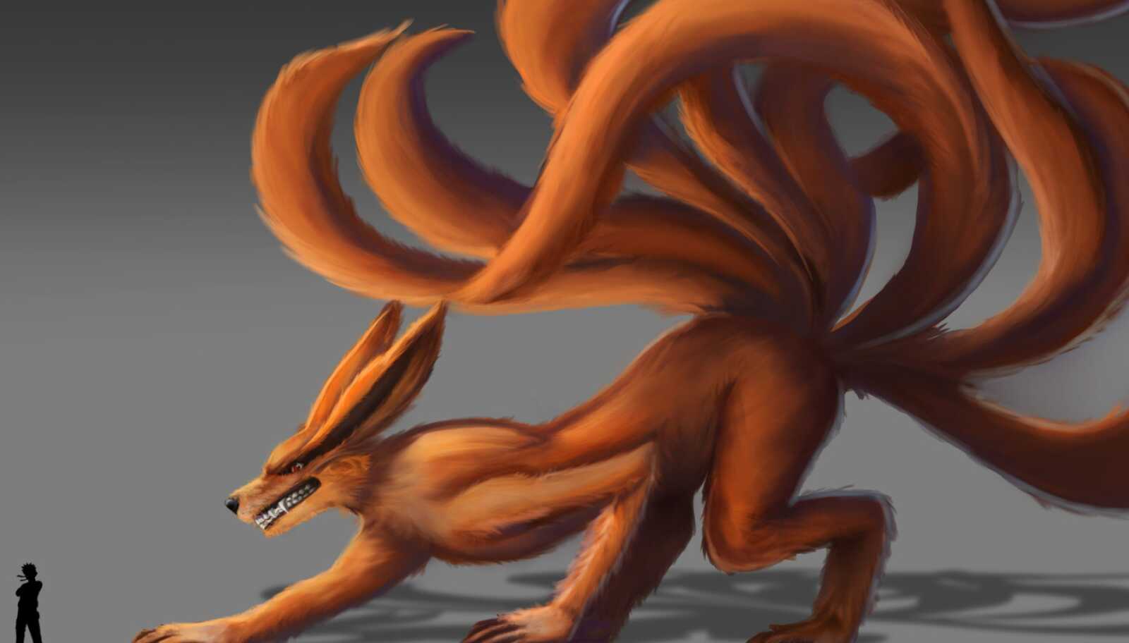 Desktop Hd Kyuubi Nine Tails - Kyuubi Nine Tails