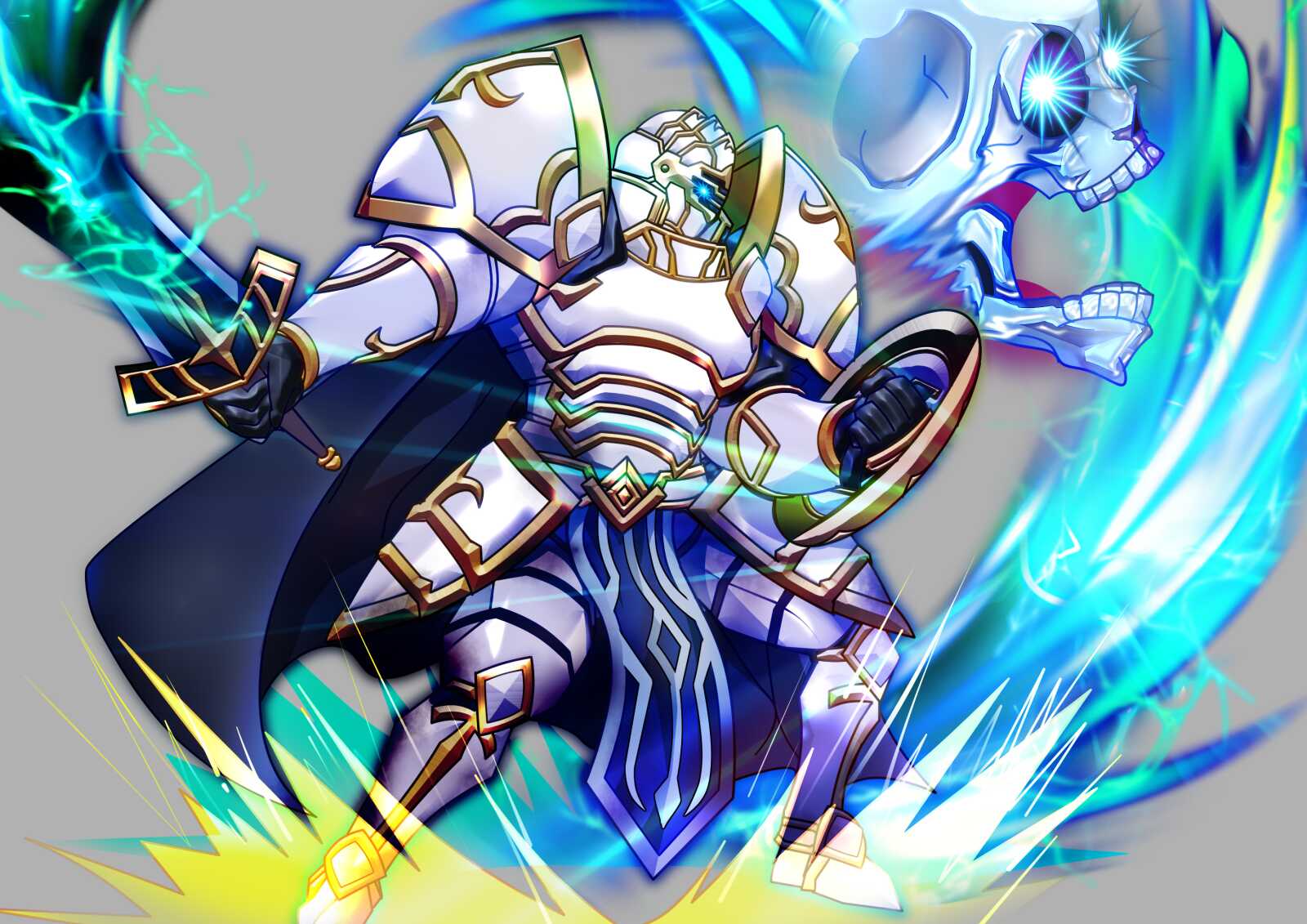 Desktop Hd Skeleton Knight In Another Worl...