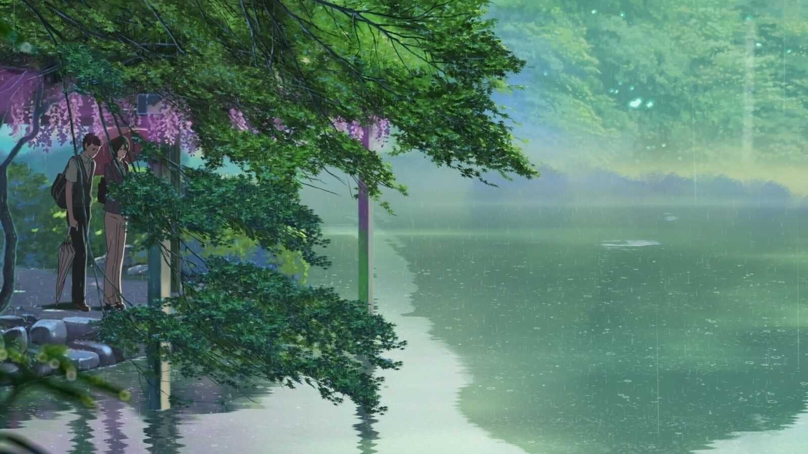 Desktop 1080P The Garden Of Words - The Ga...