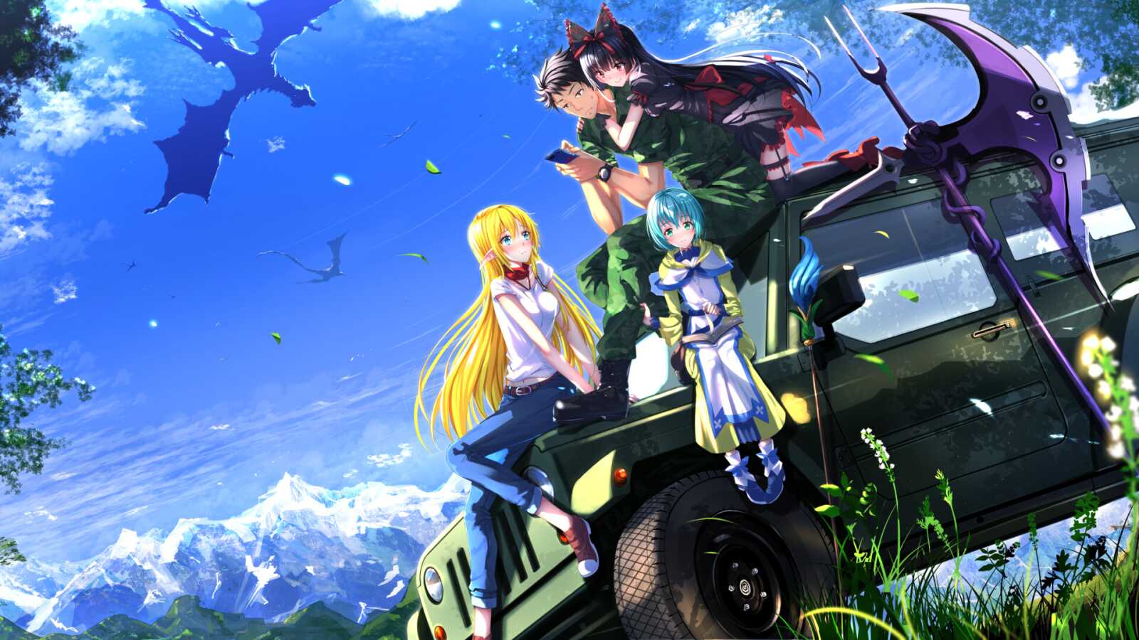 Desktop Full Hd Gate Anime - Gate