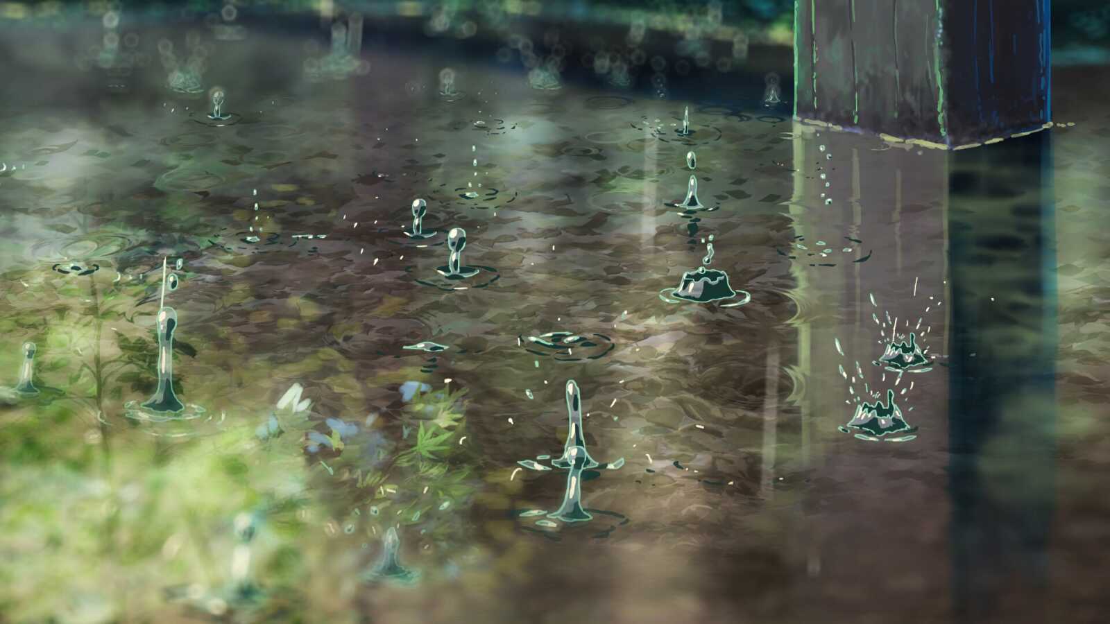 Desktop Full Hd The Garden Of Words - The...