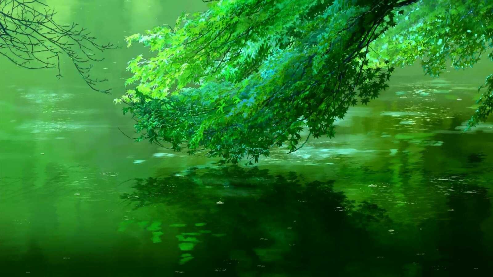 Desktop Full Hd The Garden Of Words - The...