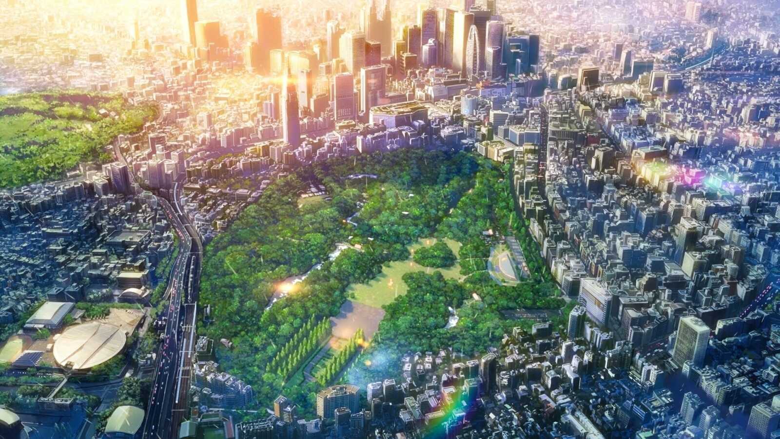 Desktop Full Hd The Garden Of Words - The...