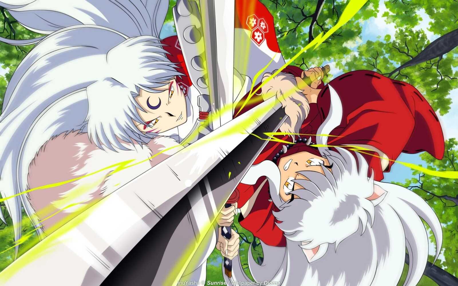 Desktop Hd Inuyasha And Sesshomaru - InuYa...
