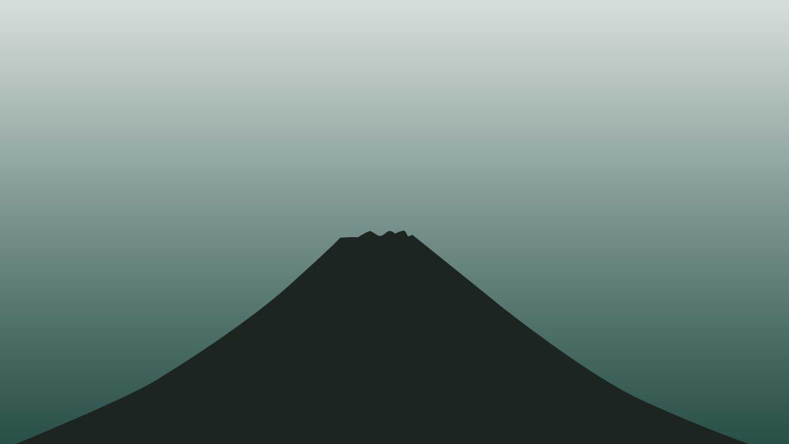 Mount Fuji Silhouette