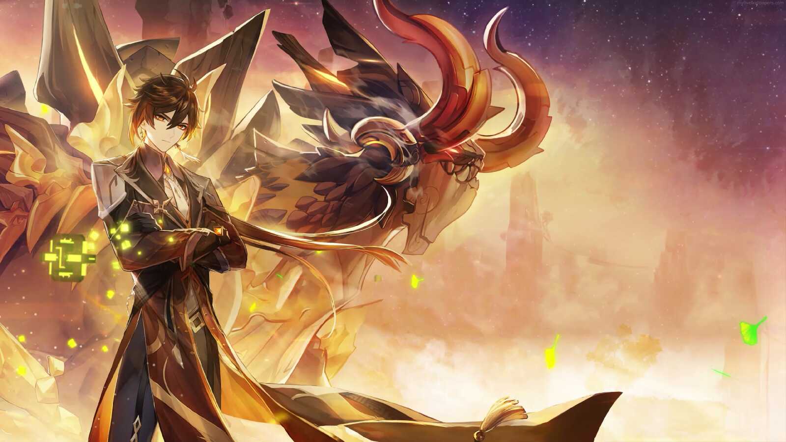 Genshin Impact, Desktophut live wallpapers, Windows and MacOS, Dynamic scre...