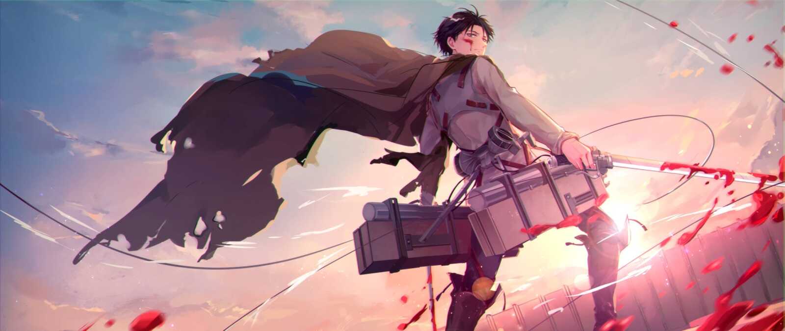 Desktop Dual Screen Levi Ackerman - Levi Ackerman