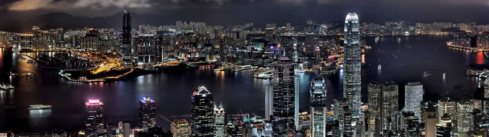 Hong Kong Skyline Night