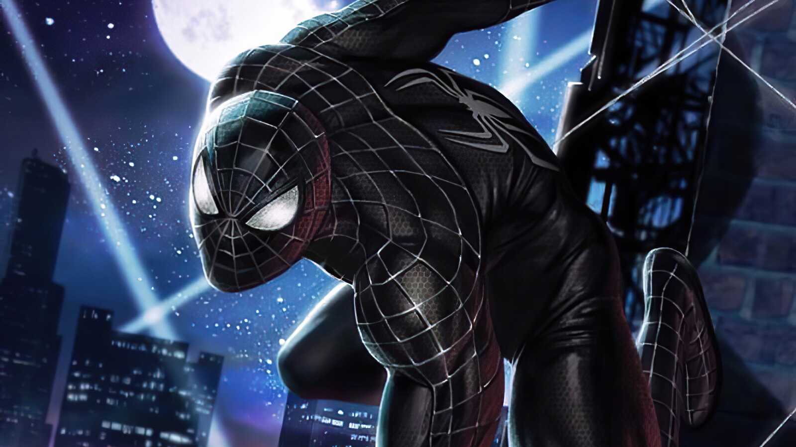 Desktop 4K Dark Spider Man - AMOLED Dark S...