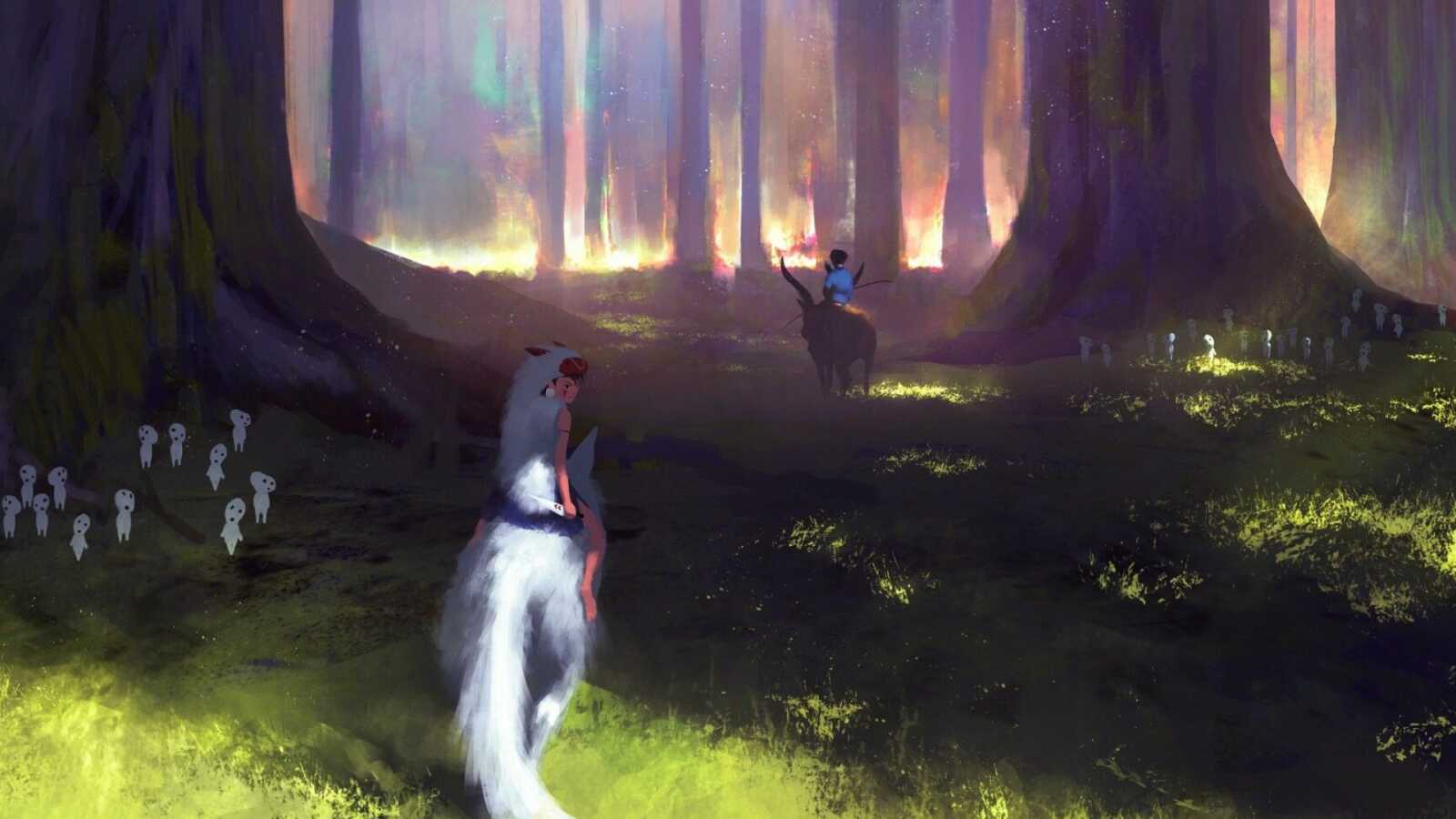 Desktop Full Hd Princess Mononoke - Prince...