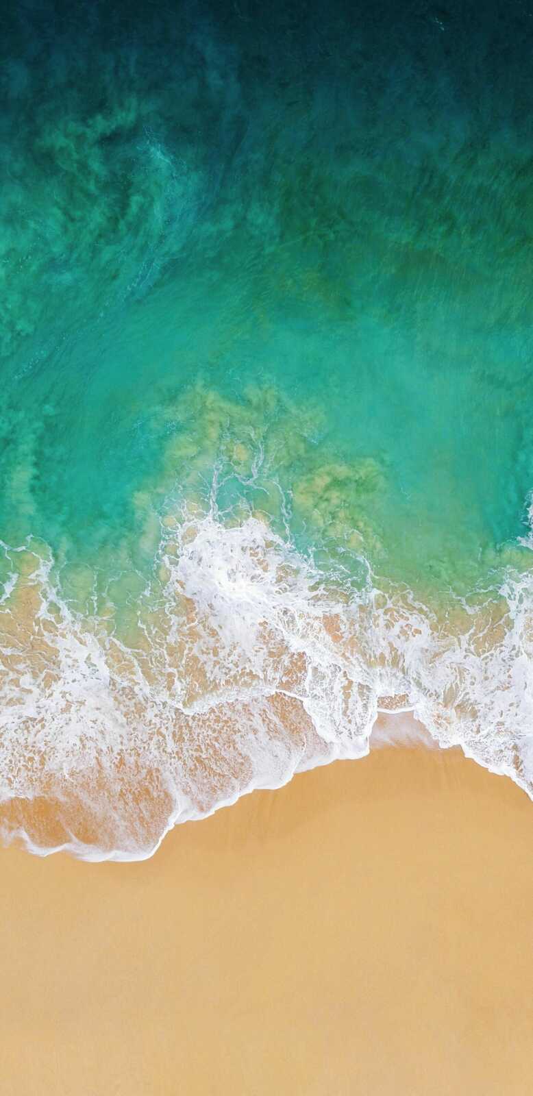 Aerial Beach Shoreline