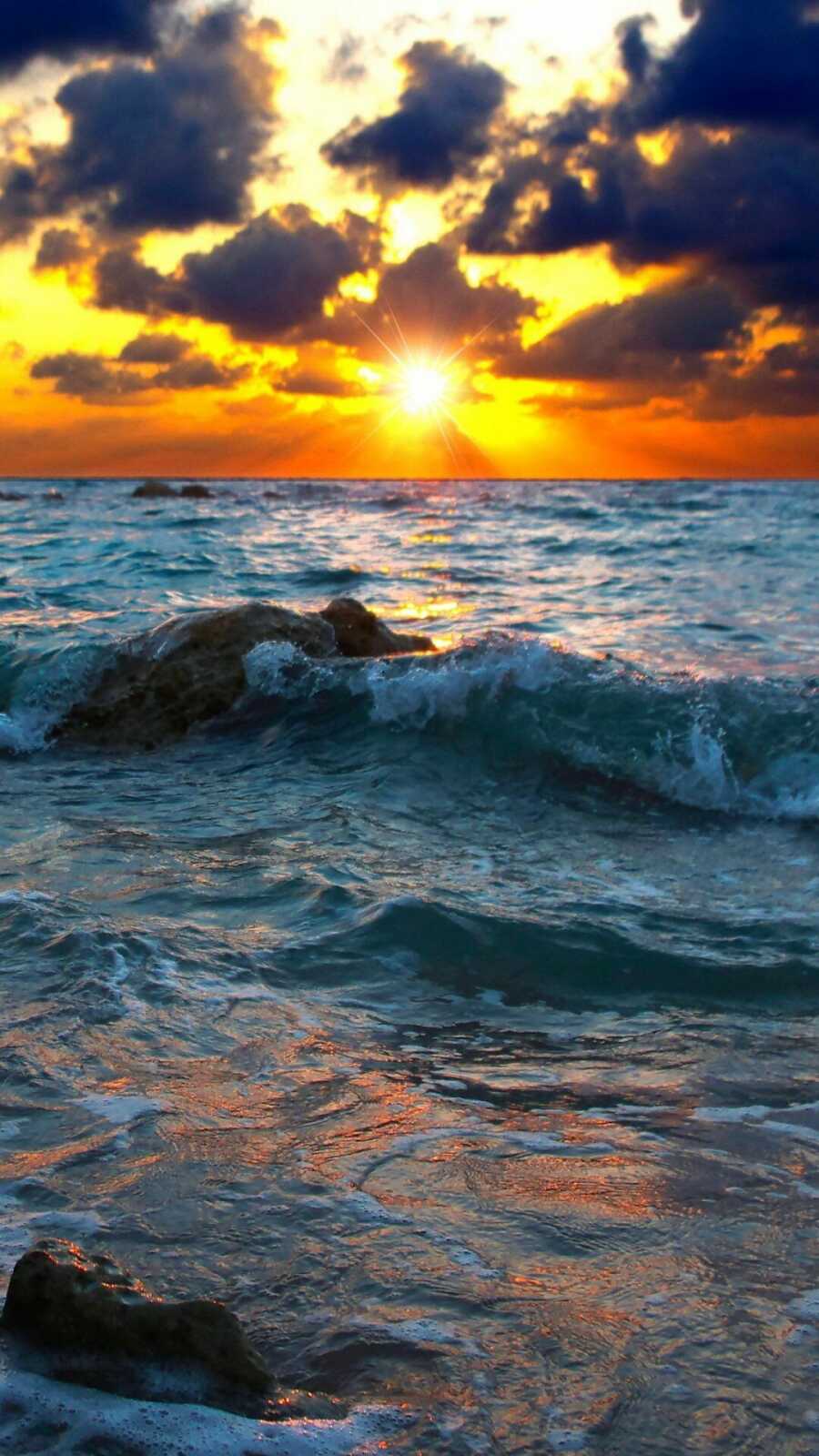 Sunburst Over Horizon