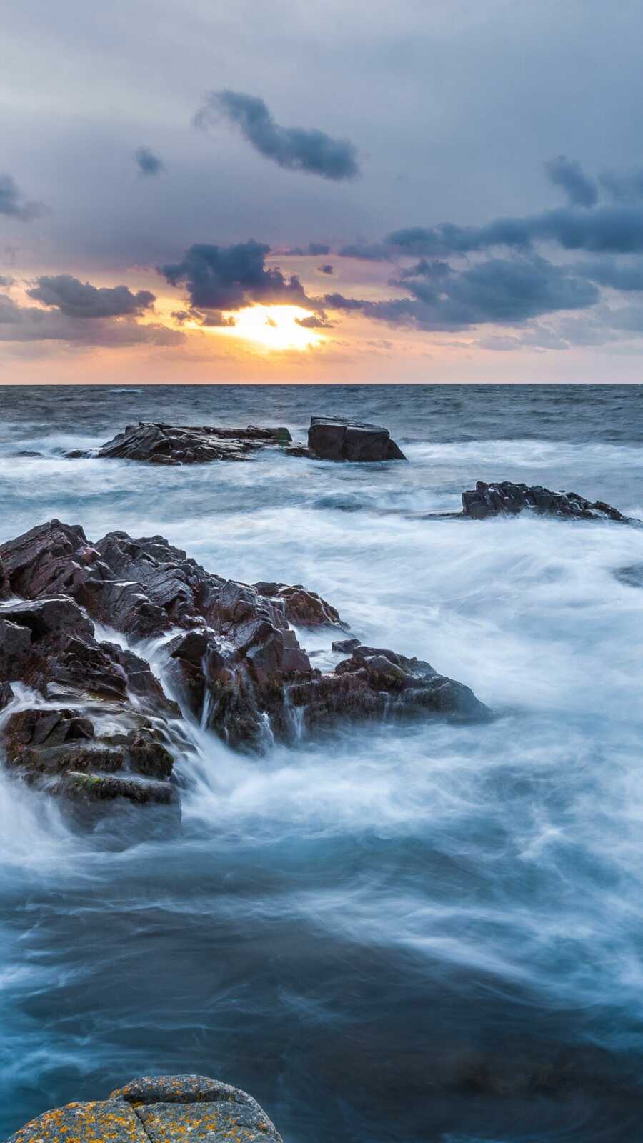 Rocky Coastline Sunset