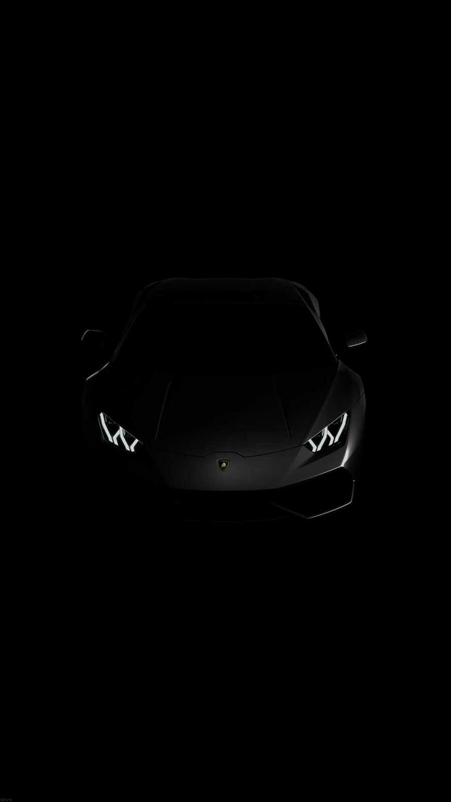 Black Huracan Silhouette