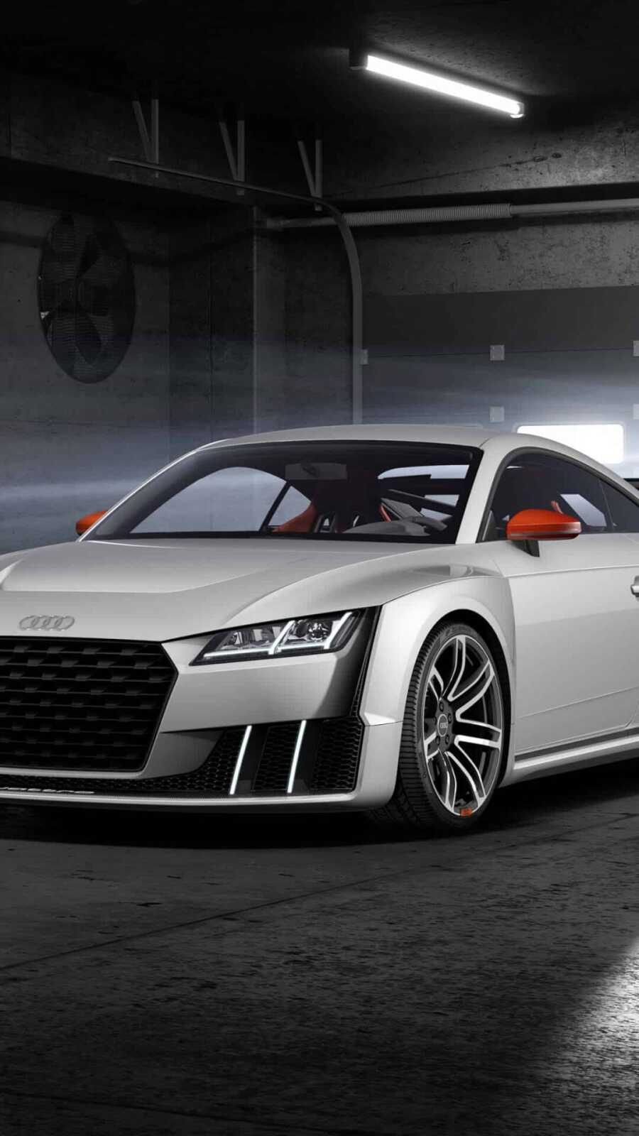 White Audi Tt Concept