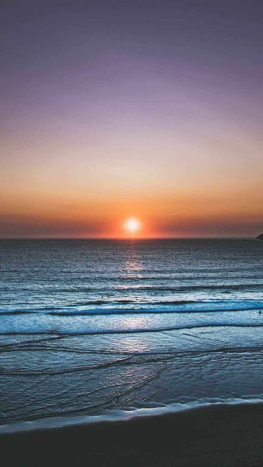 Ocean Horizon Sunset