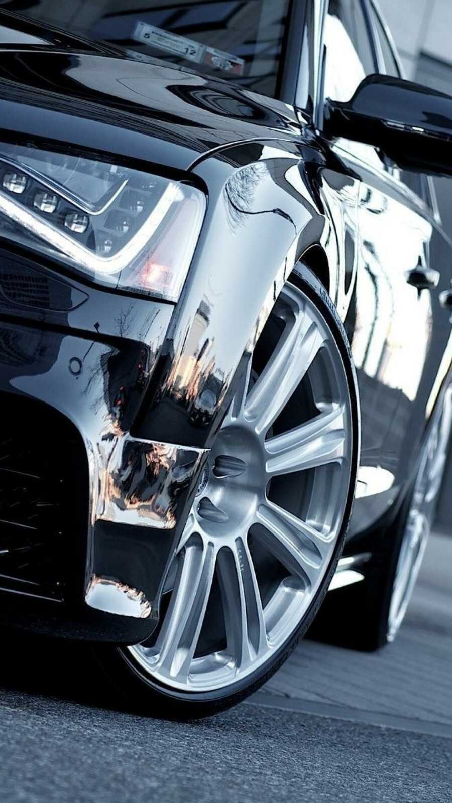 Black Audi Sedan