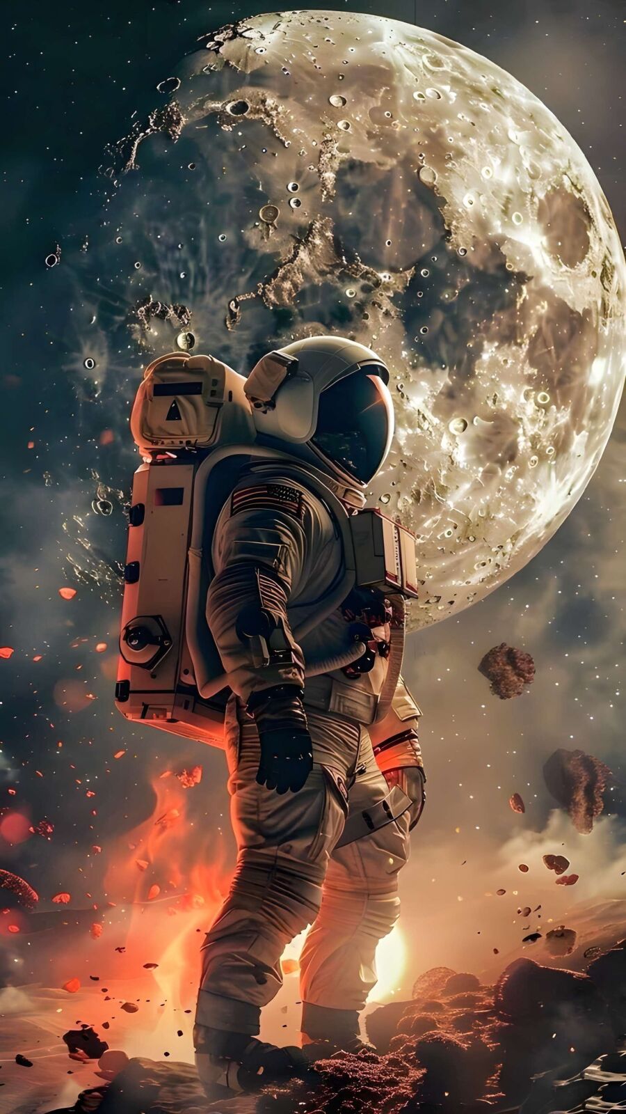 Astronaut in Deep Space
