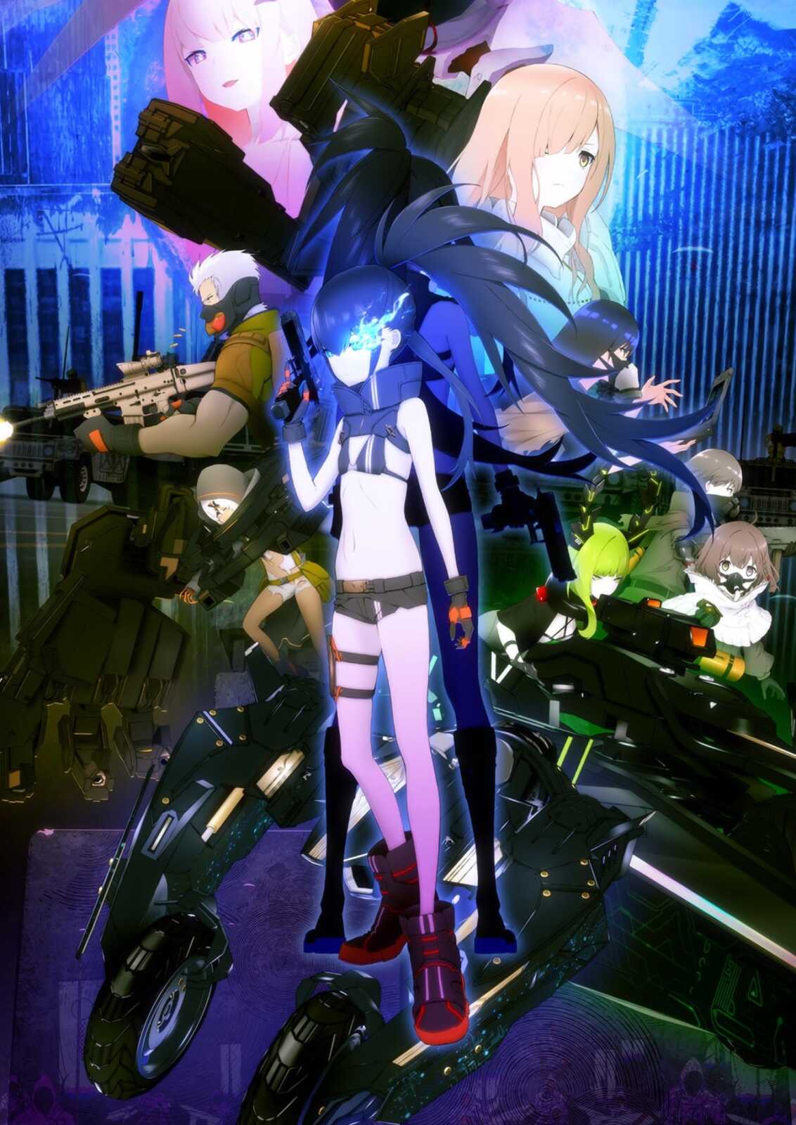 Phone Hd Black Rock Shooter Dawn Fall - Bl...