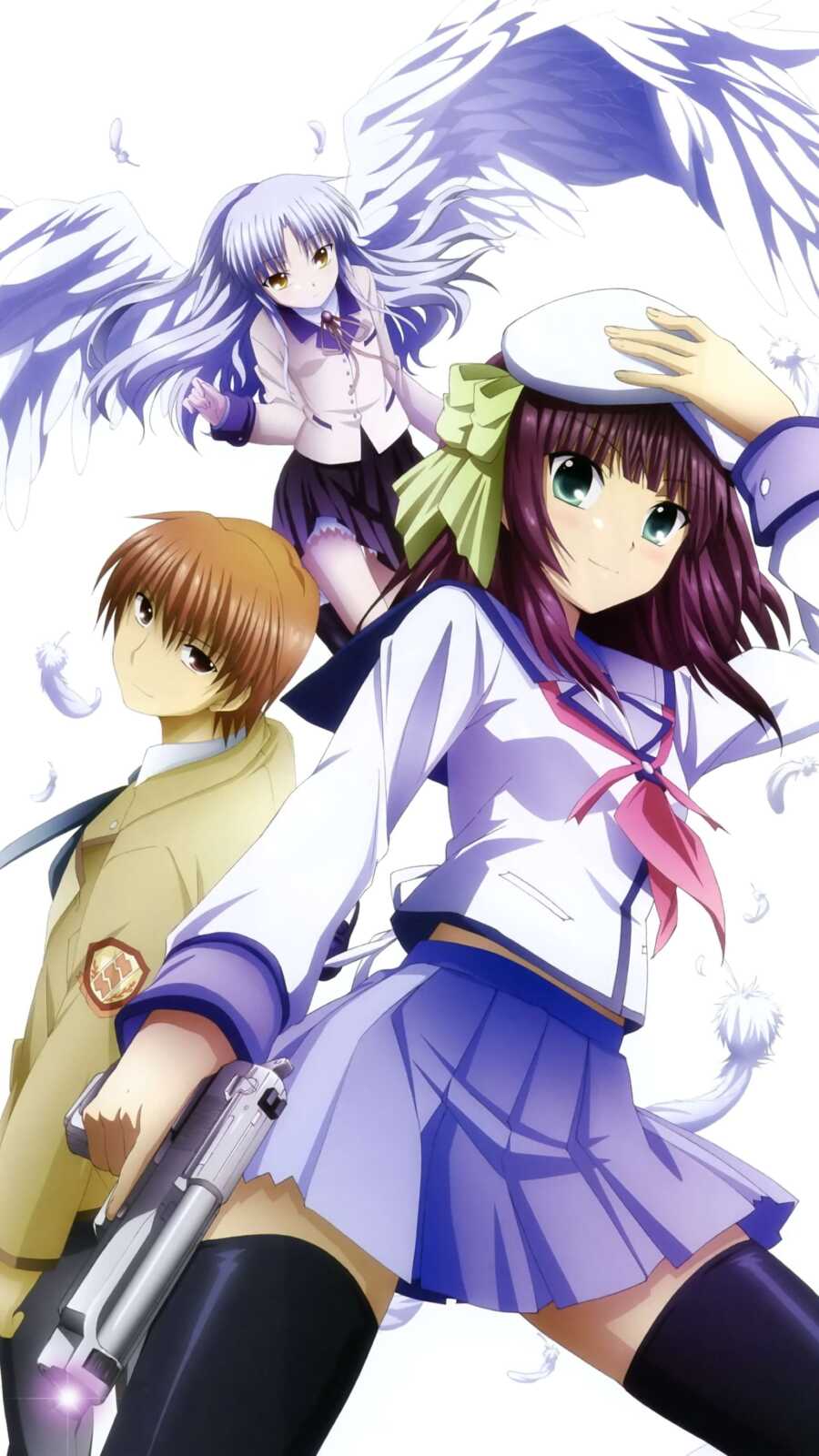 Phone 4K Angel Beats Anime - Angel Beats!