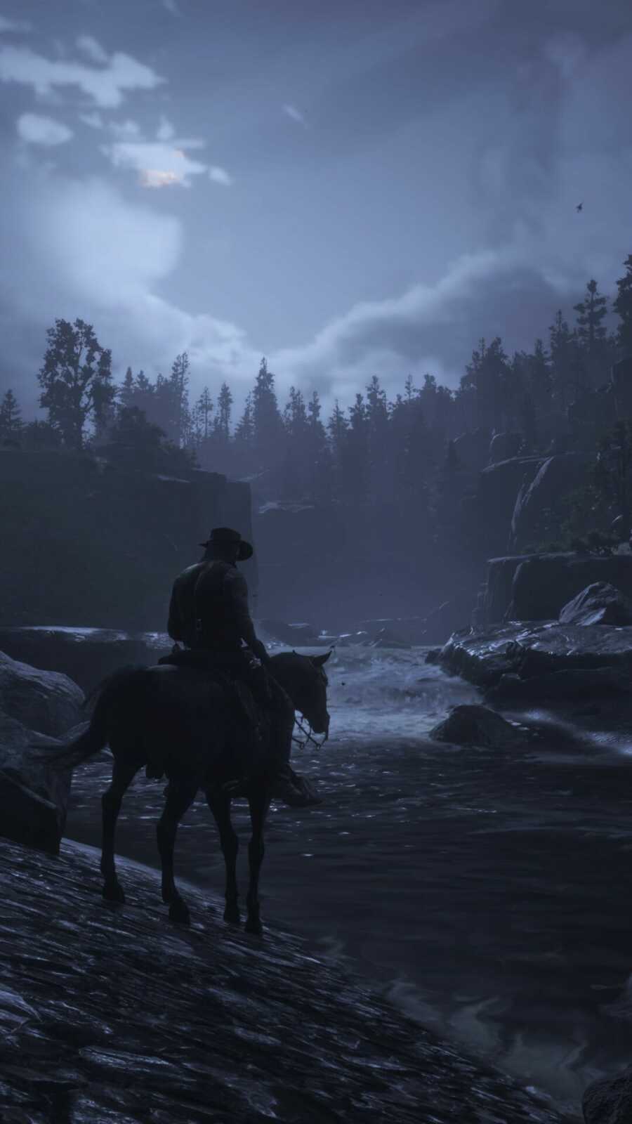 Cowboy On Horseback