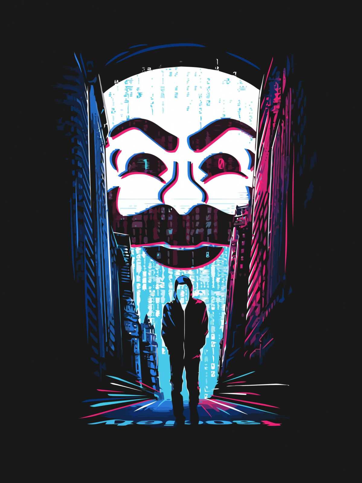 Mobile Hd Mr Robot - Mr Robot Cyber Noir