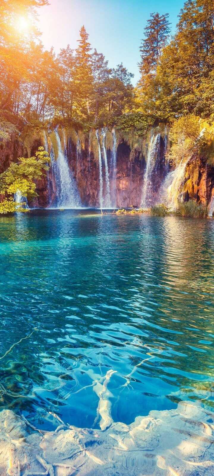 Plitvice Lakes Waterfalls
