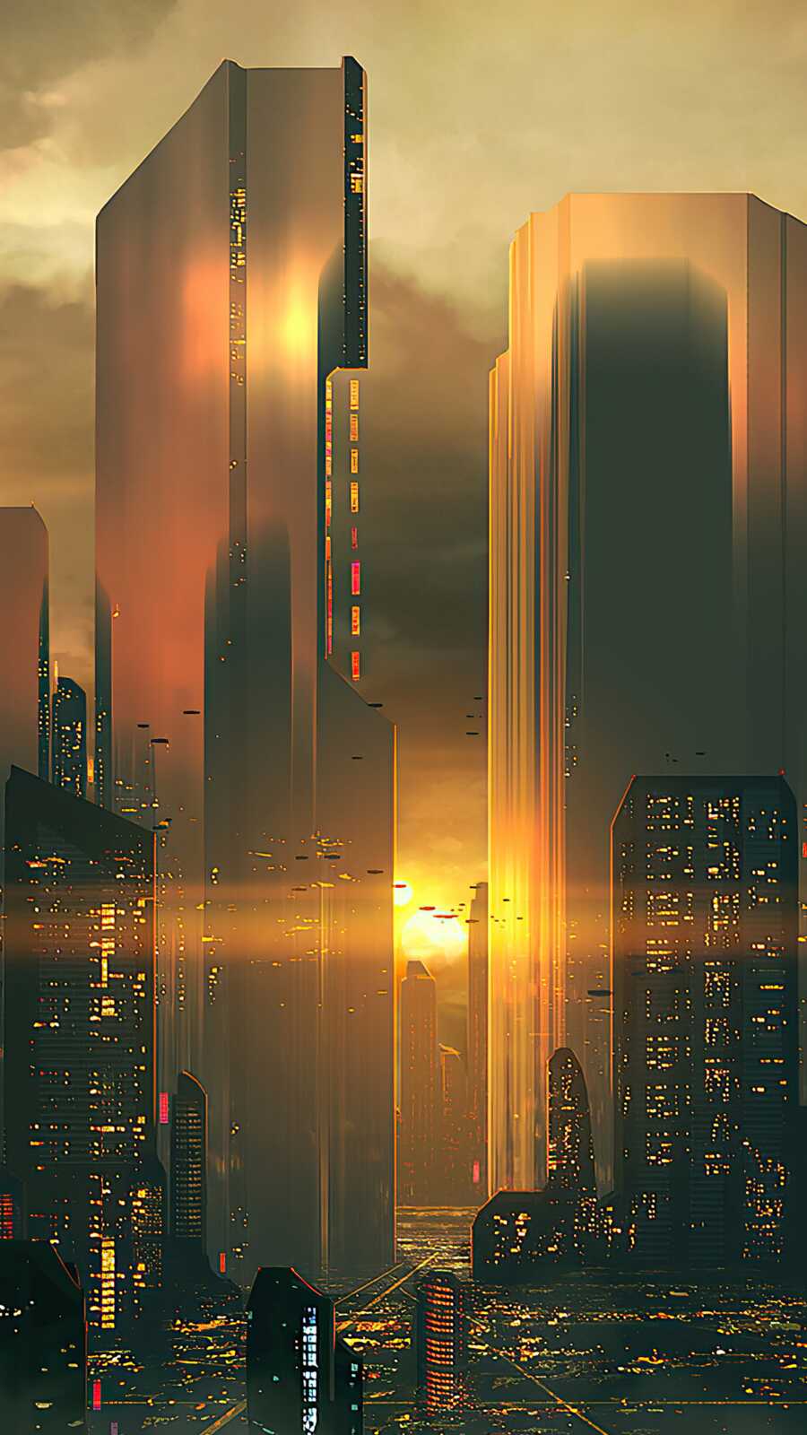 Futuristic City Skyline Wallpapers (31 images) - WallpaperCat