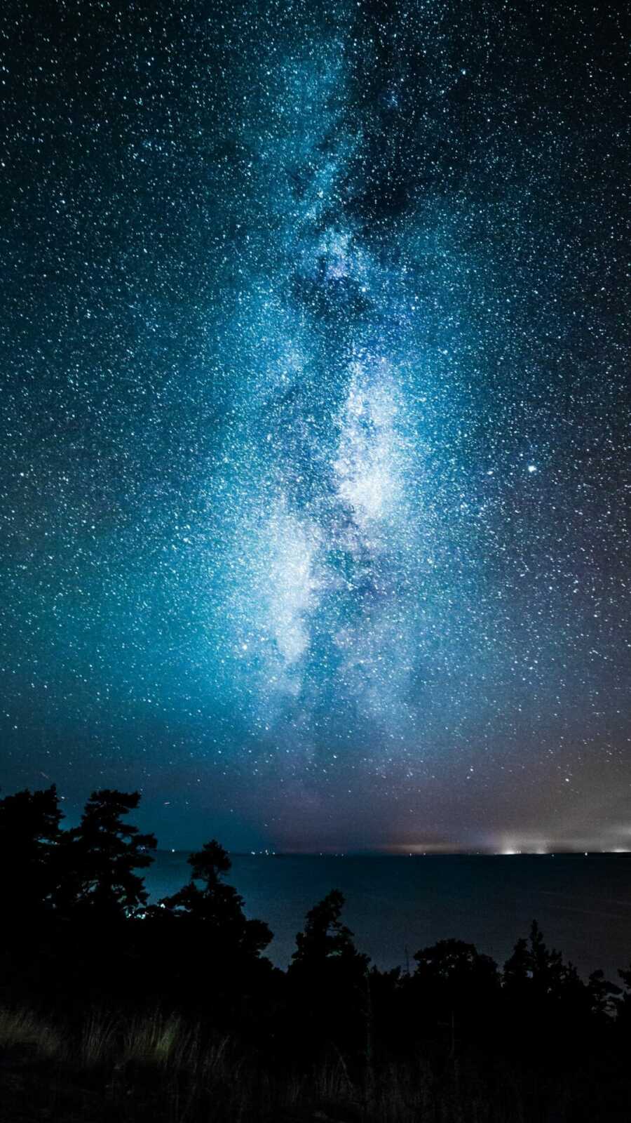 Blue Milky Way