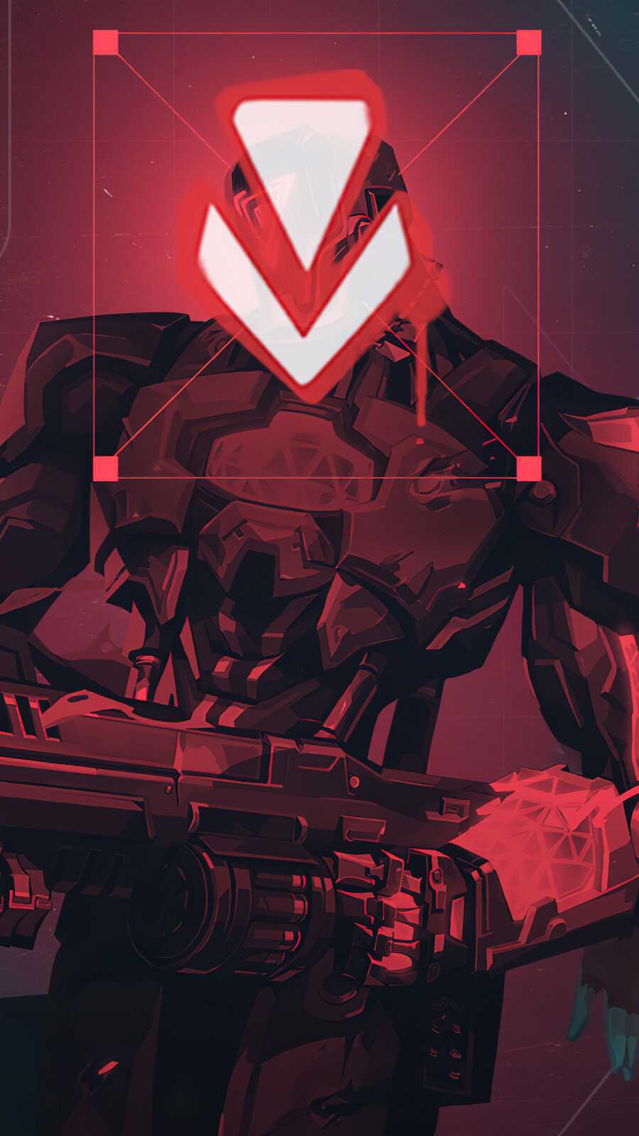Valorant V Logo Emblem