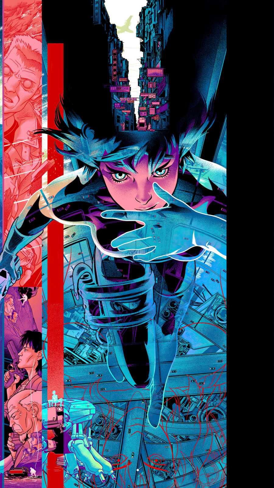 Phone 4K Ghost In The Shell Anime - Ghost...