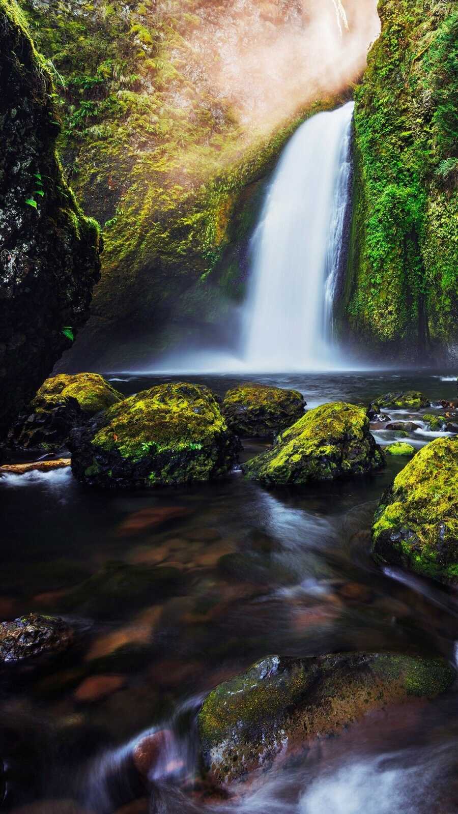 Columbia Gorge Waterfall