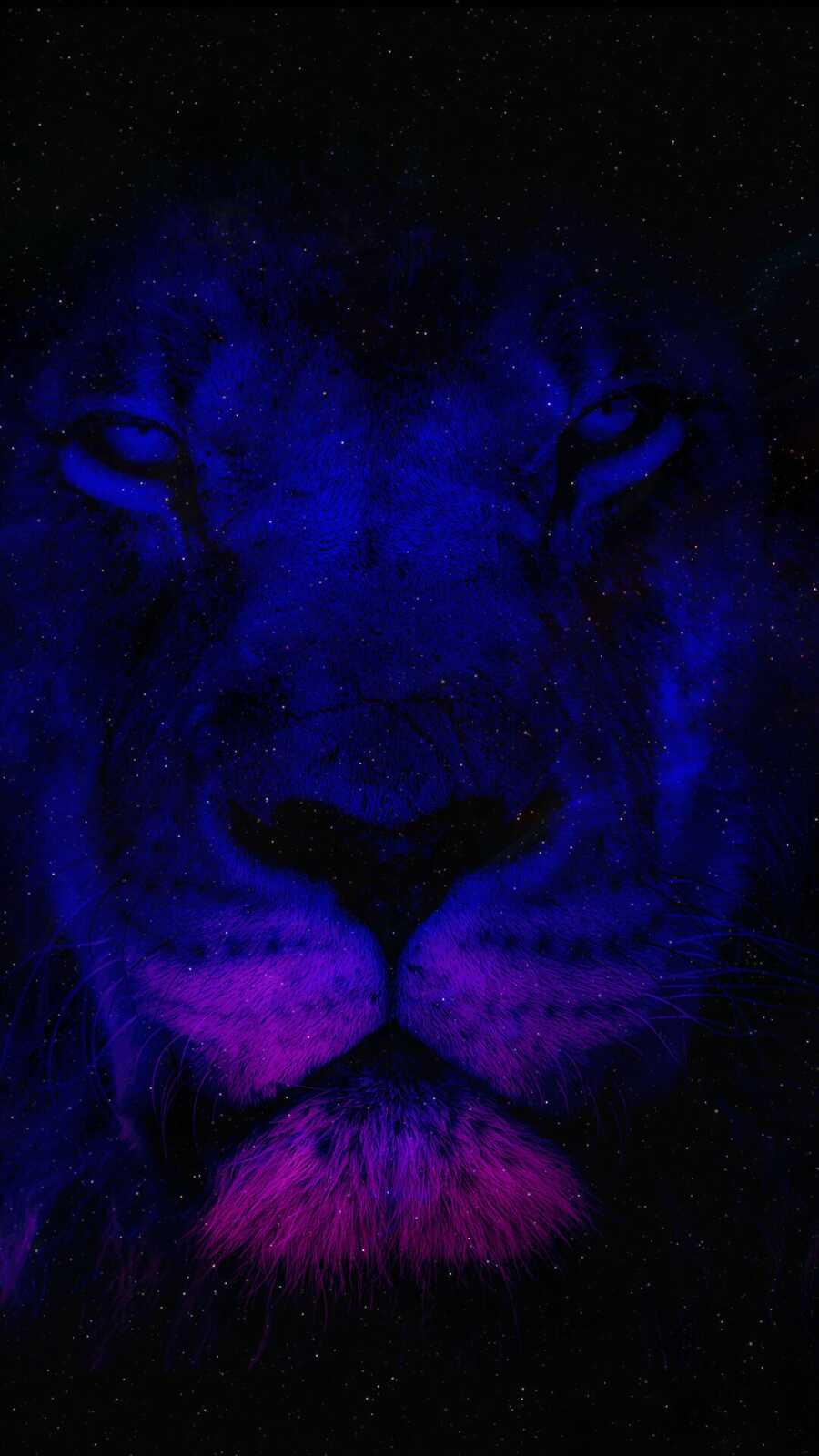 Cosmic Lion Face