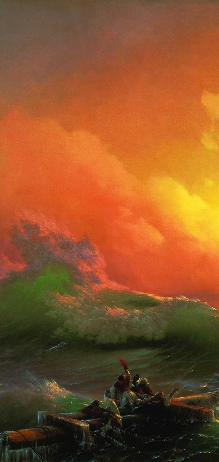 9th Wave The Ninth Wave (Ivan Aivazovsky) Wallpapers (7 images) - WallpaperCat