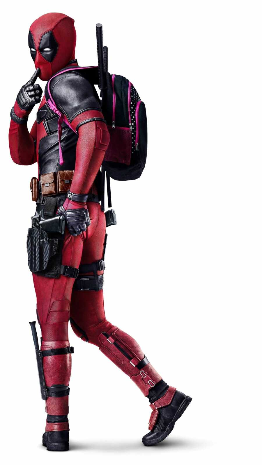 Deadpool Pink-Strapped Backpack
