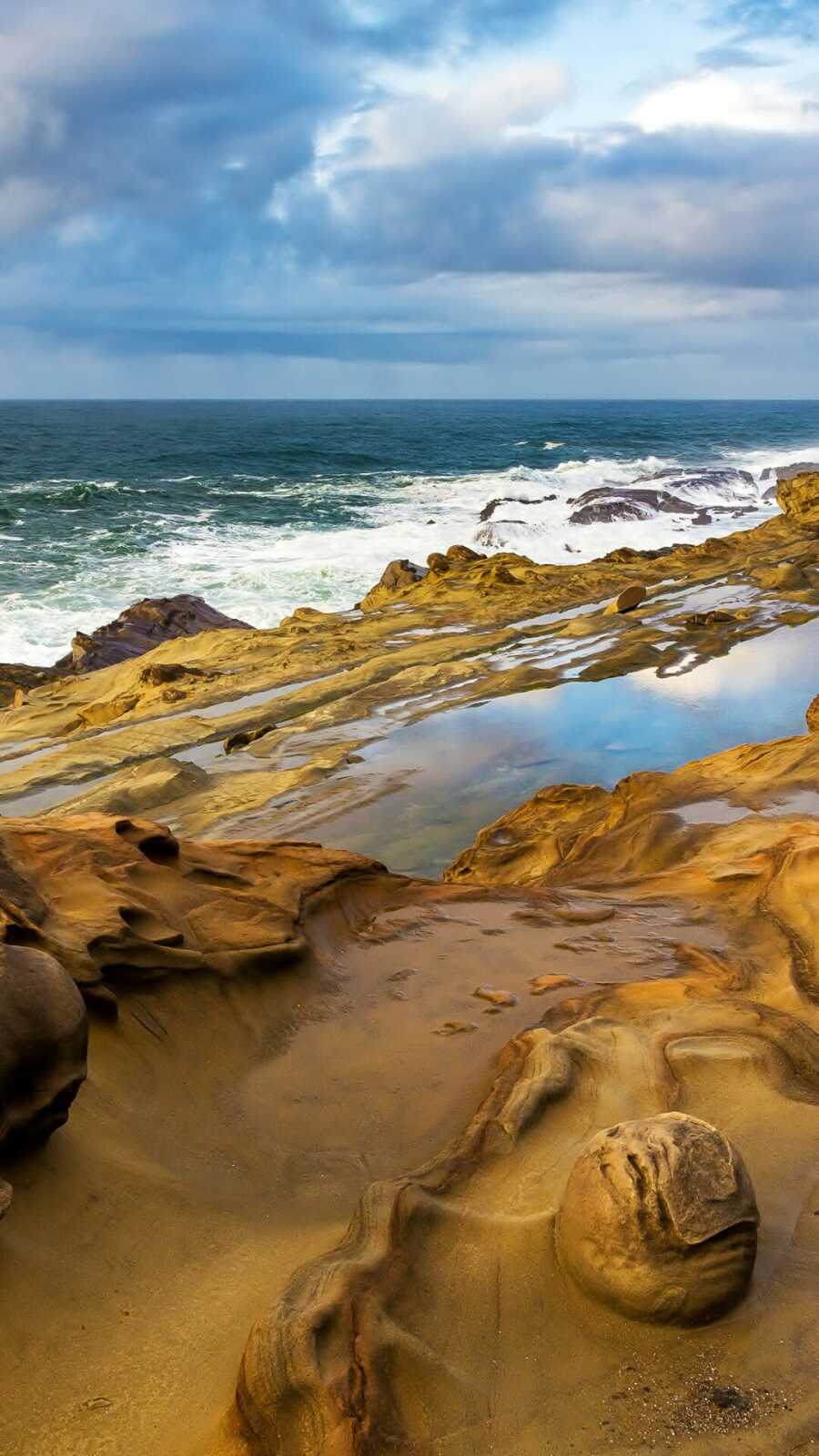 Eroded Sandstone Tide Pools