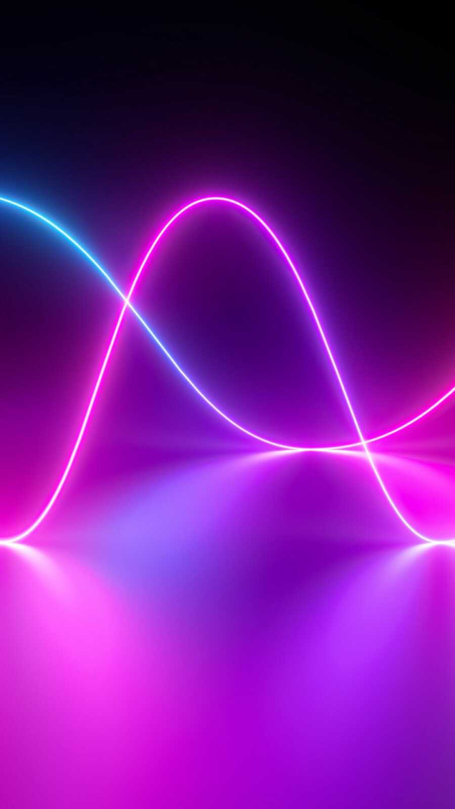 Pink Blue Neon Trails