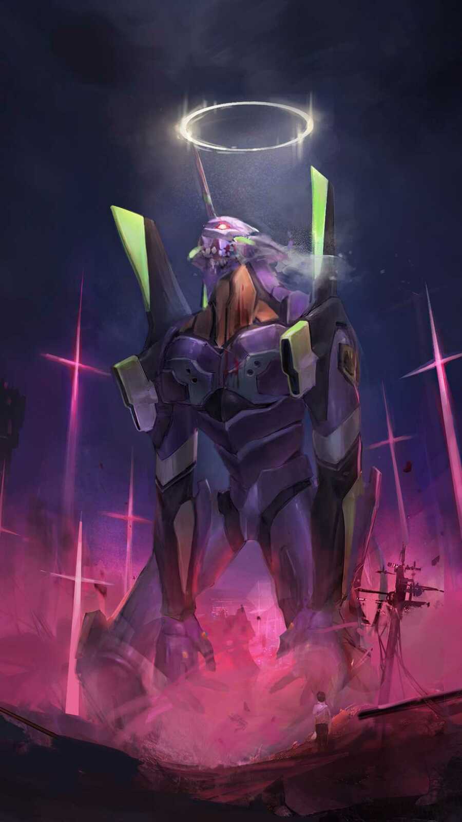 Phone 1080P Neon Genesis Evangelion - Neon...