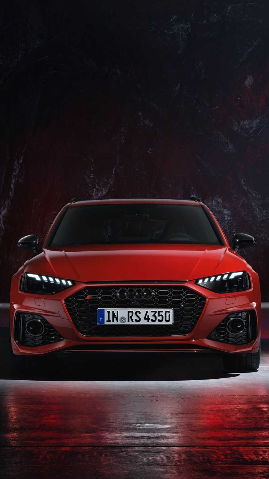 Red Audi Rs4 Avant