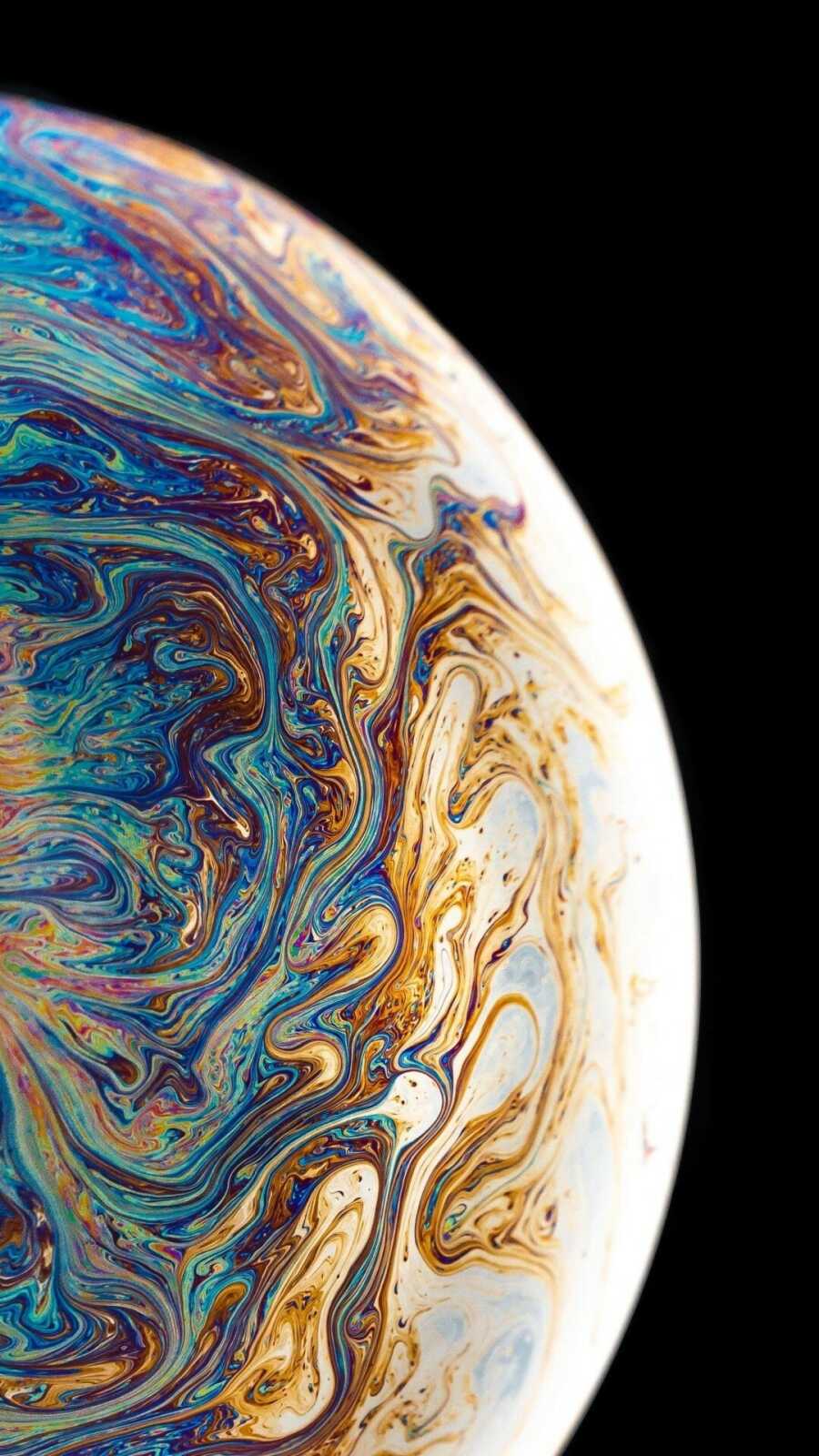 Soap-Bubble Planet Sphere