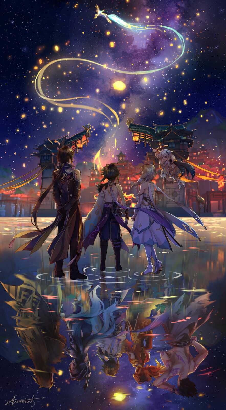 Zhongli Xiao Aether