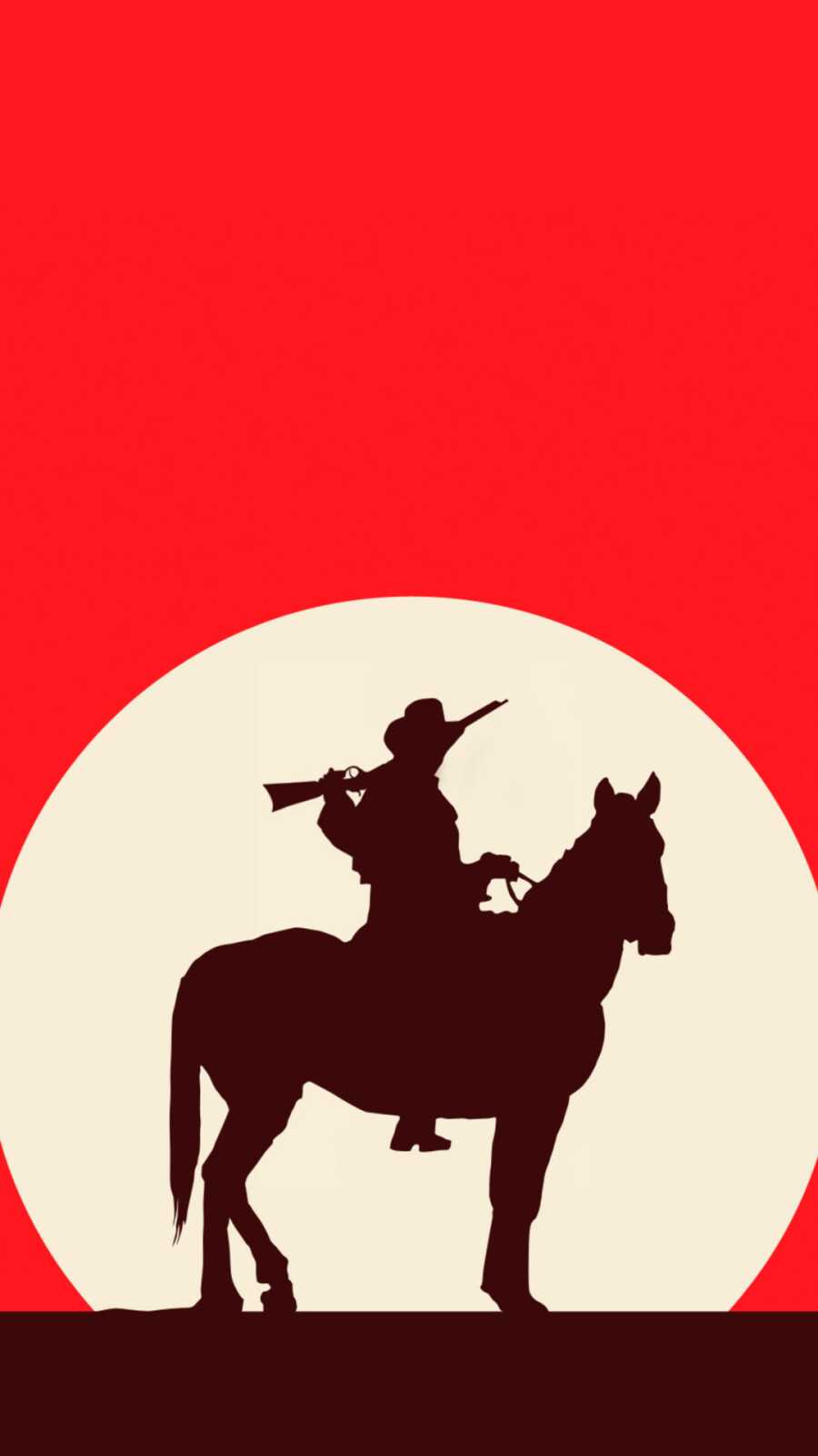 Cowboy On Horseback