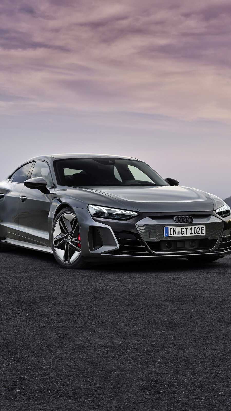 Grey Audi Rs E-Tron Gt