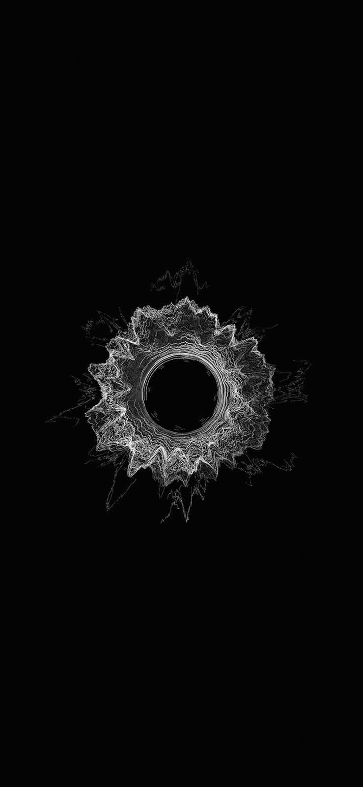 Circular Line-Art Ring